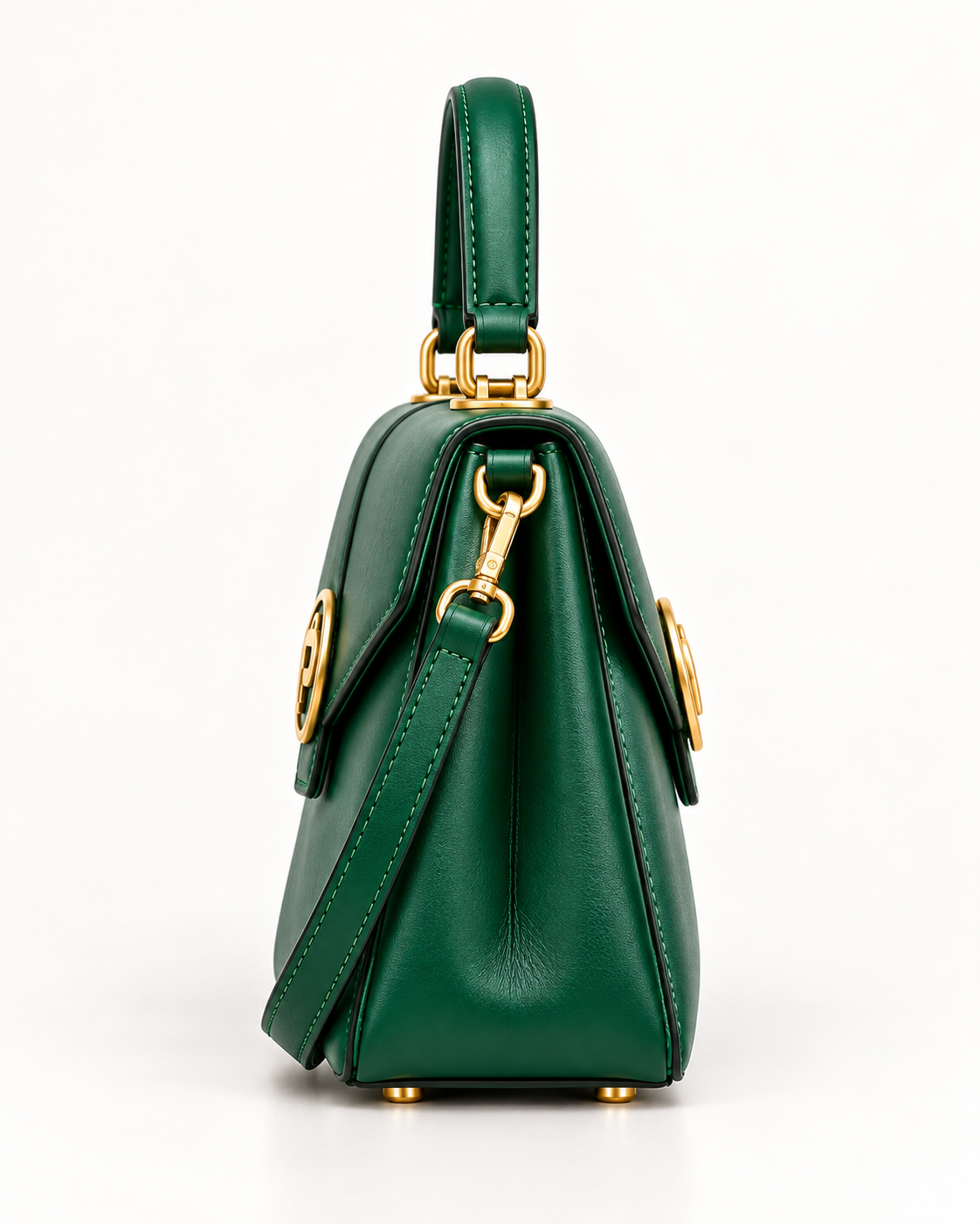 Packlio Women's Handbag – Green & Red