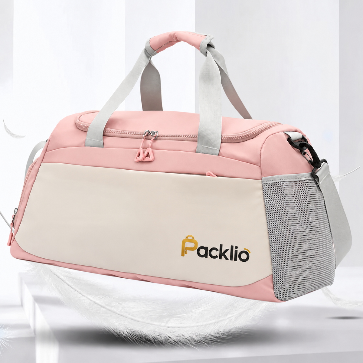 Packlio Gym Duffel Bag – Blue & Pink