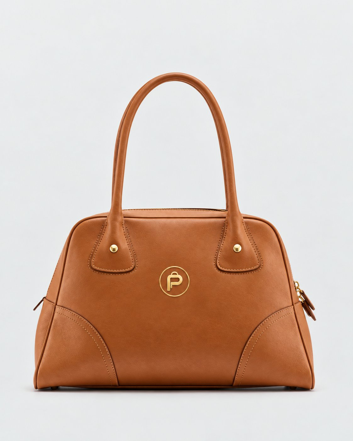 Packlio Women's Handbag – Navy Blue & Brown