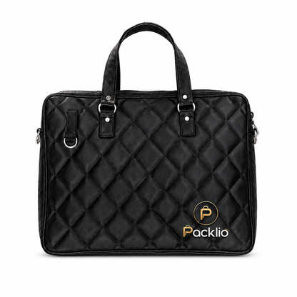 Packlio Executive Quilted Laptop Briefcase