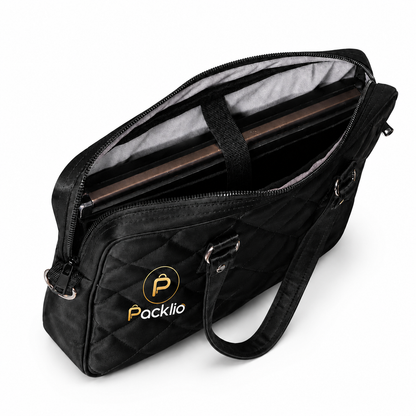 Packlio Executive Quilted Laptop Briefcase