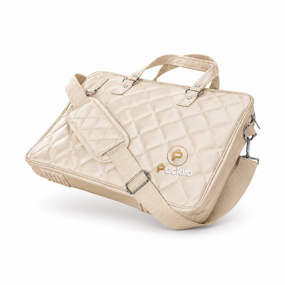 Packlio Executive Quilted Laptop Briefcase