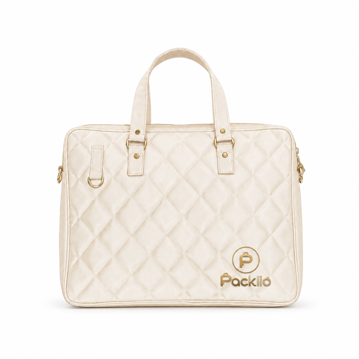 Packlio Executive Quilted Laptop Briefcase