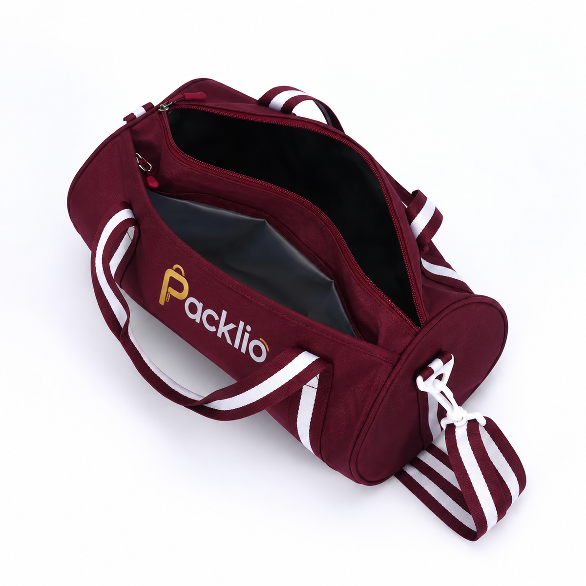 Packlio Gym Duffel Bag – Navy Blue & Red