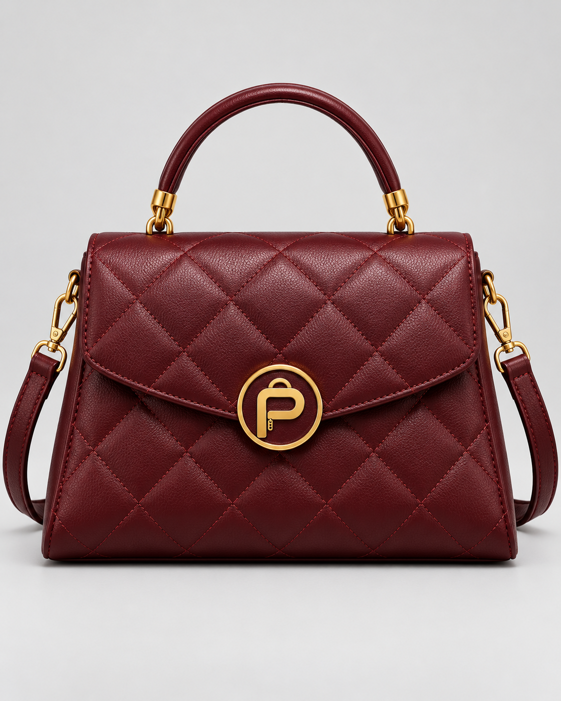Packlio Women's Handbag – Beige & Red