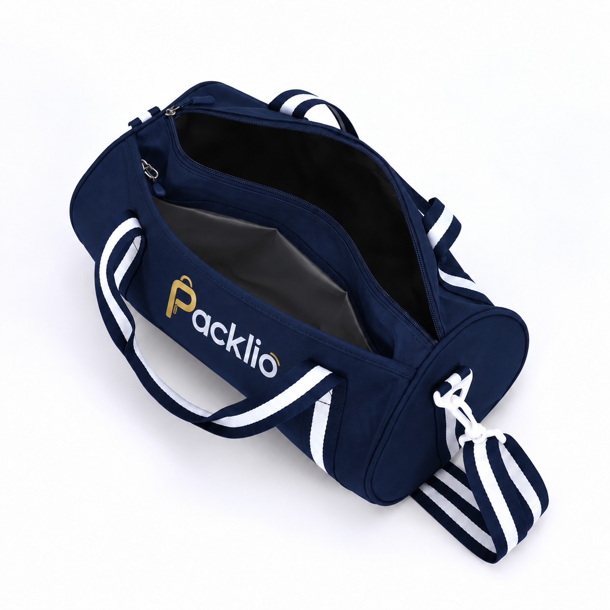 Packlio Gym Duffel Bag – Navy Blue & Red