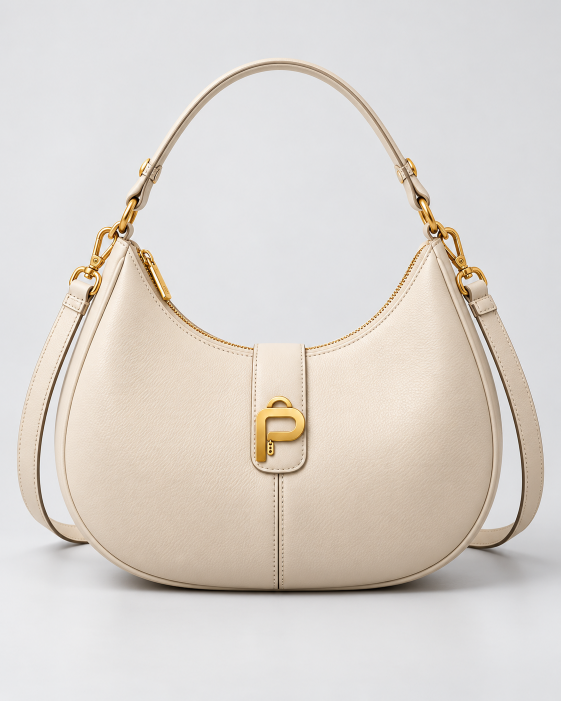 Packlio Women's Handbag – Beige & Red